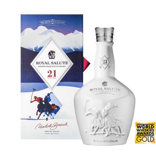 ROYAL SALUTE 21 YEARS OLD SNOW POLO SCOTCH WHISKY 700ML