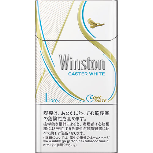 WINSTON CASTER WHITE ONE 100′S BOX