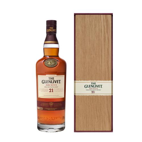 THE GLENLIVET 21 YEAR OLD SINGLE MALT WHISKY 700ML