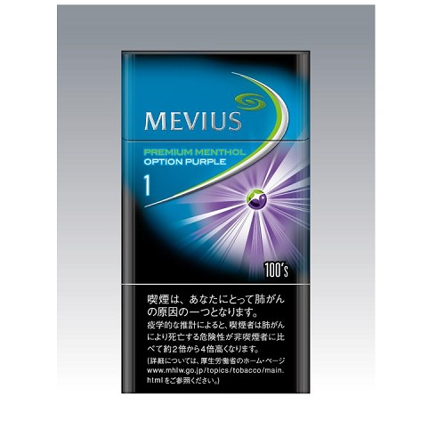 MEVIUS PREMIUM MENTHOL OPTION PURPLE ONE 100S