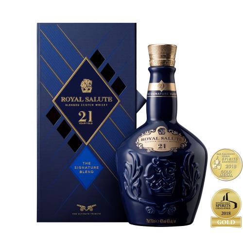 ROYAL SALUTE 21 YEARS OLD THE SIGNATURE BLEND SCOTCH WHISKY 700ML