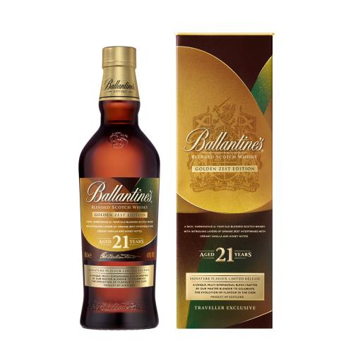 BALLANTINE’S 21 YEARS OLD GOLDEN ZEST LIMITED EDITION SCOTCH WHISKY 700ML