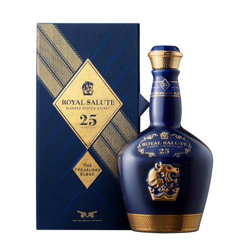 ROYAL SALUTE 25 YEARS OLD THE TREASURED BLEND SCOTCH WHISKY 700ML