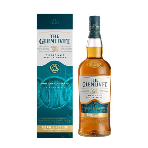 THE GLENLIVET TRIPLE CASK MATURED WHITE OAK RESERVE SINGLE MALT WHISKY 1000ML