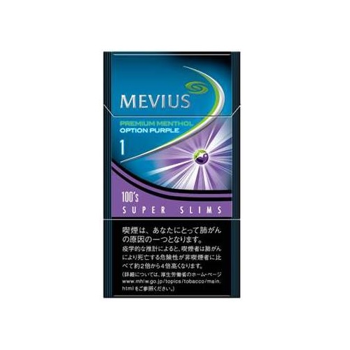 MEVIUS PREMIUM MENTHOL OPTION PURPLE ONE 100′S SUPER SLIM